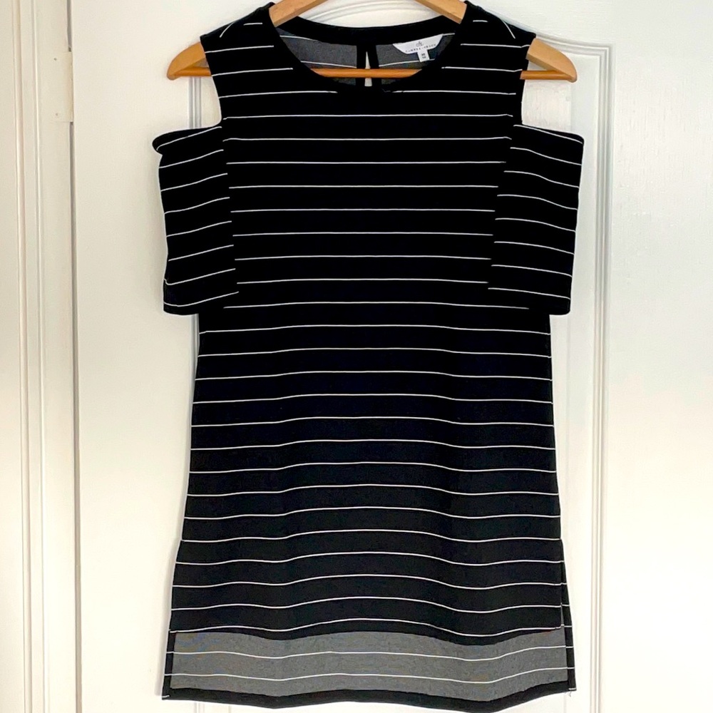 RW&co. High-low business casual dress.